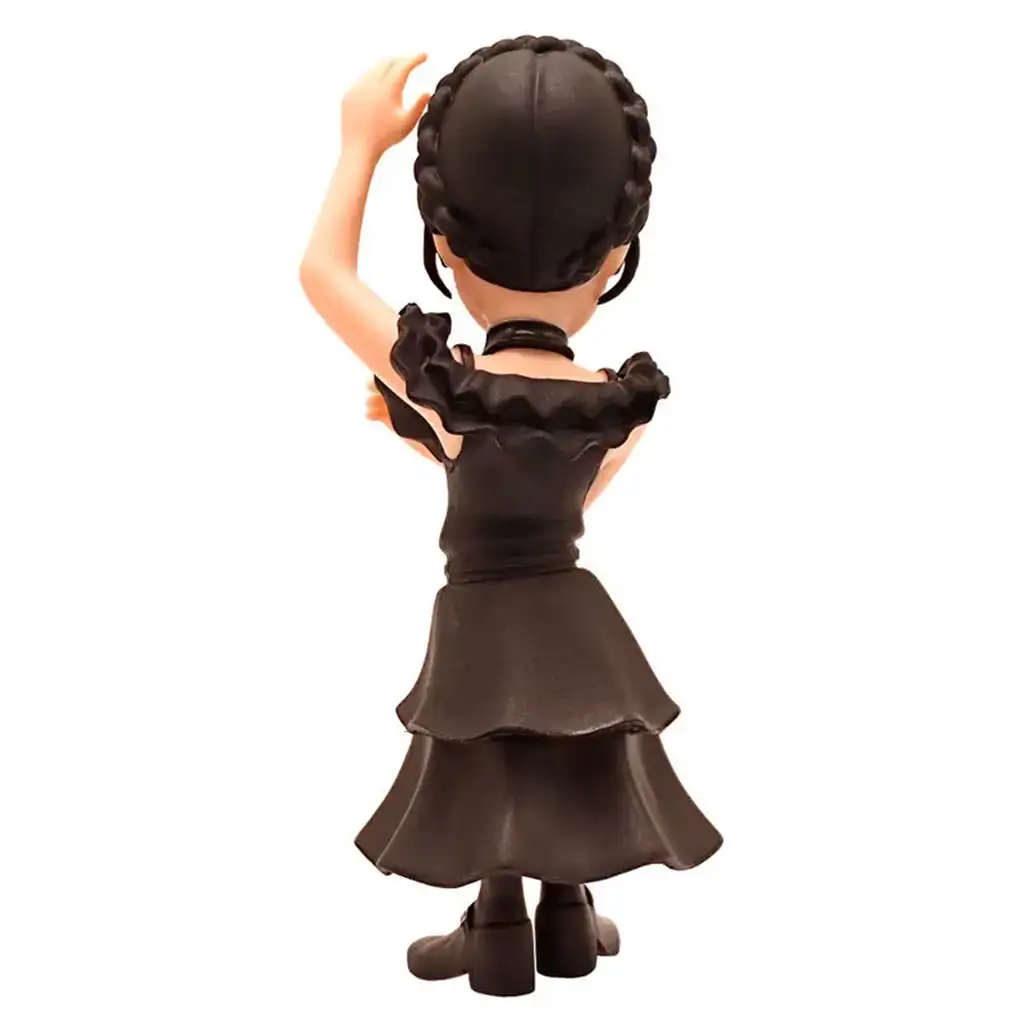 imagen de MINIX - Figura de personaje premium de Wednesday Adams en vestido de baile de 12 cm 3