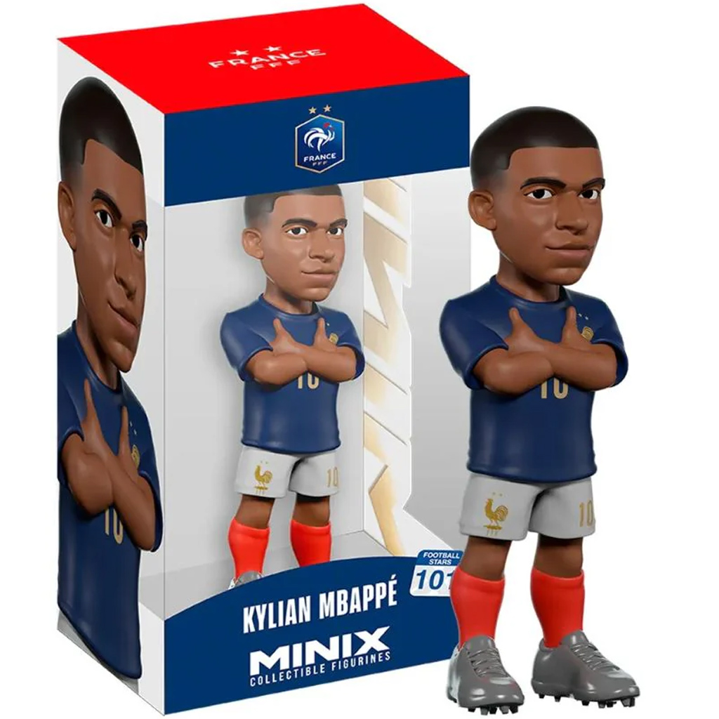 imagen de Minix: Francia - Figura de acción del futbolista Kylian Mbappé de la Copa del Mundo 12cm 1
