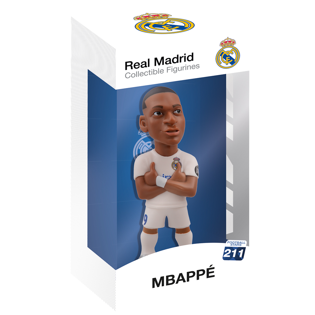 imagen de Minix: Real Madrid - Figura de acción de Kylian Mbappé futbolista 12cm 1