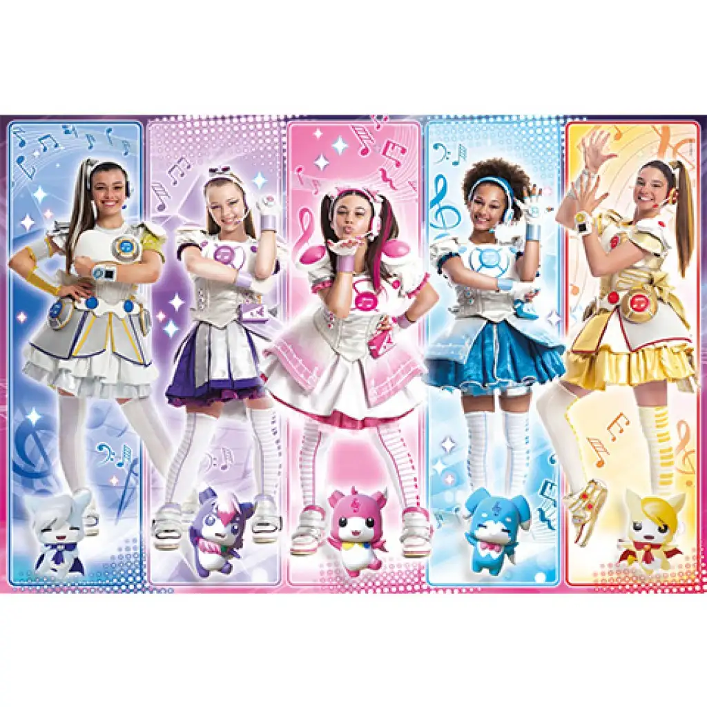 imagen de Miracle Tunes chicas 104 piezas Maxi Puzzle - Clementoni 2