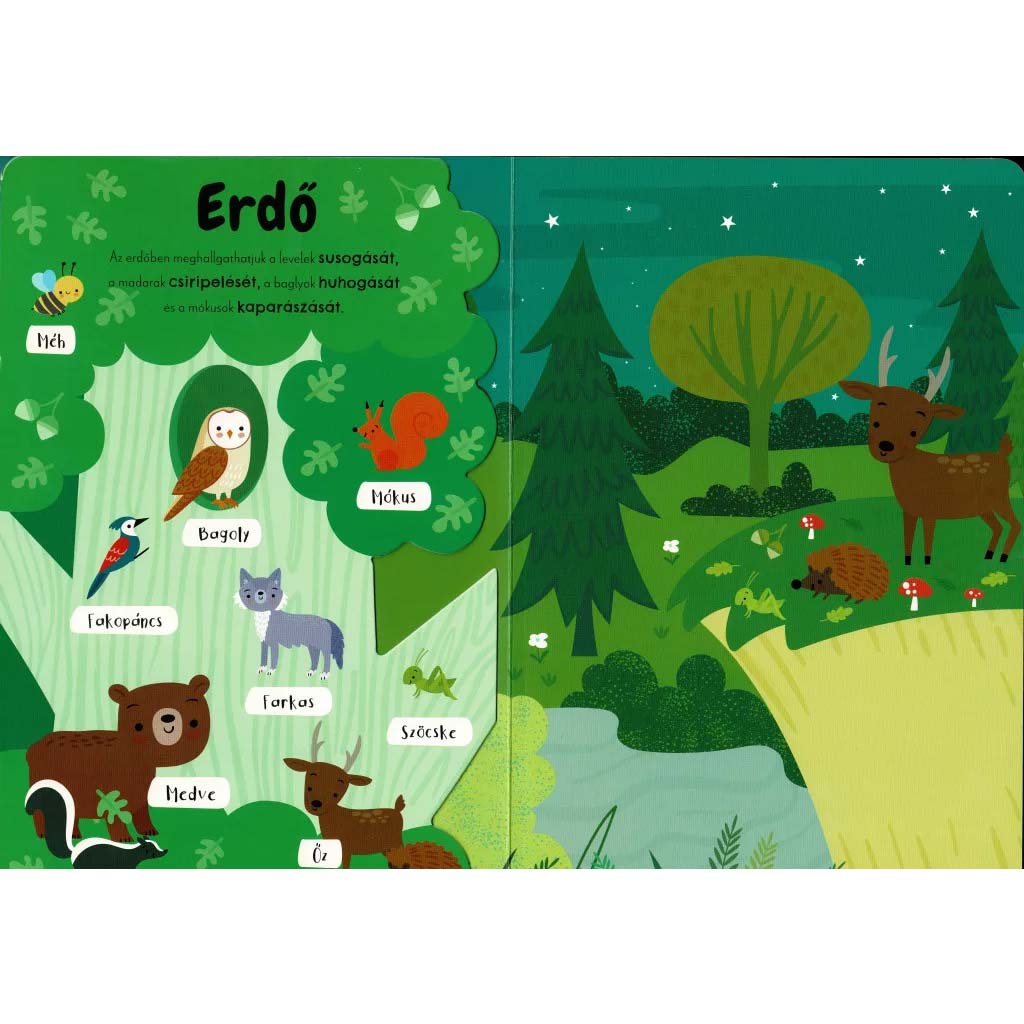 imagen de Mis primeros sonidos de animales - libro interactivo de sonido en inglés-húngaro 3