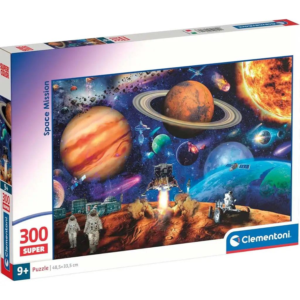 imagen de Misión Espacial 300 piezas Super puzzle - Clementoni 1