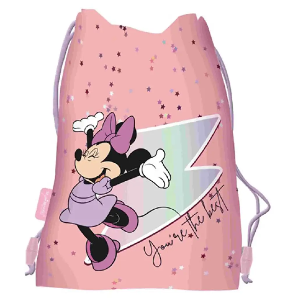 imagen de Mochila de deporte de Minnie Mouse, bolsa de deporte 43x34cm 1