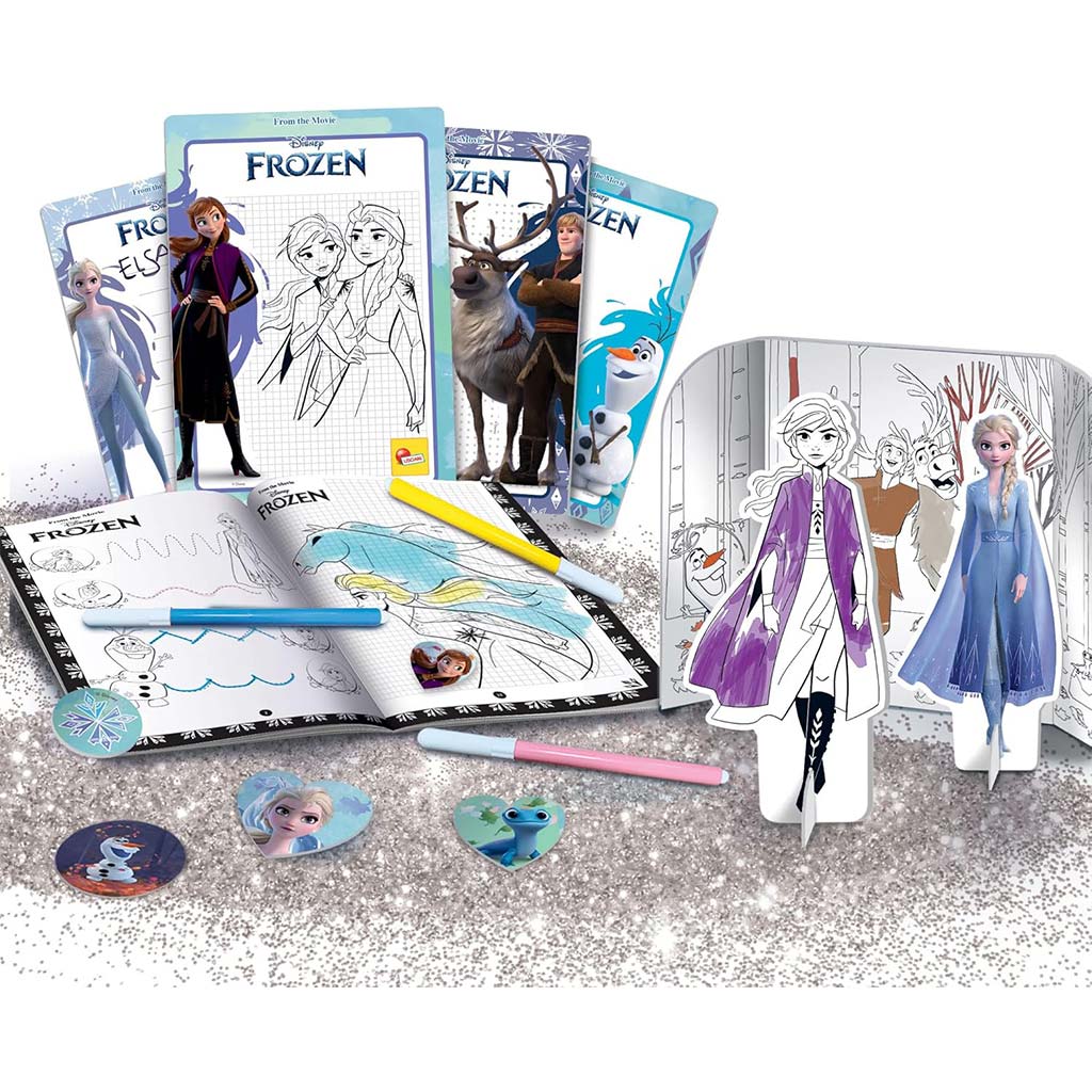 imagen de Mochila de escuela de dibujo de Frozen - Lisciani 2