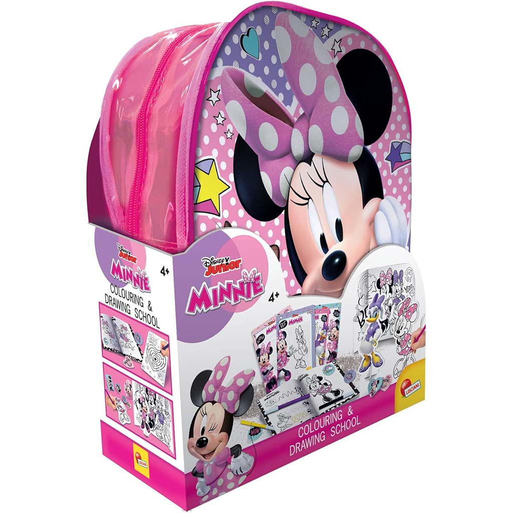 imagen de Mochila de escuela de dibujo de Minnie Mouse - Lisciani 1