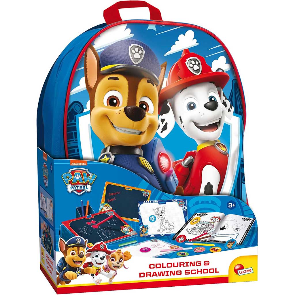 imagen de Mochila de escuela de dibujo de Patrulla Canina - Lisciani 1