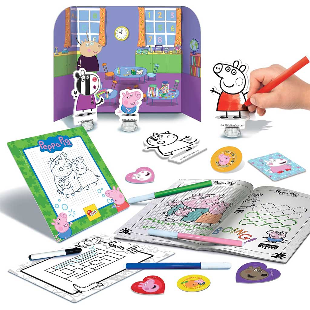 imagen de Mochila de escuela de dibujo de Peppa Pig - Lisciani 2