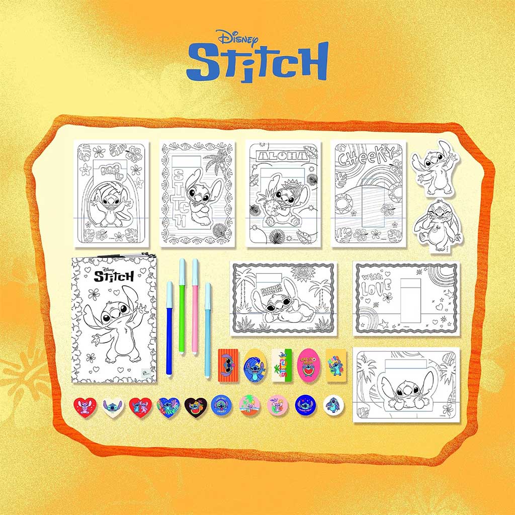 imagen de Mochila de escuela de dibujo Disney Stitch - Lisciani 3