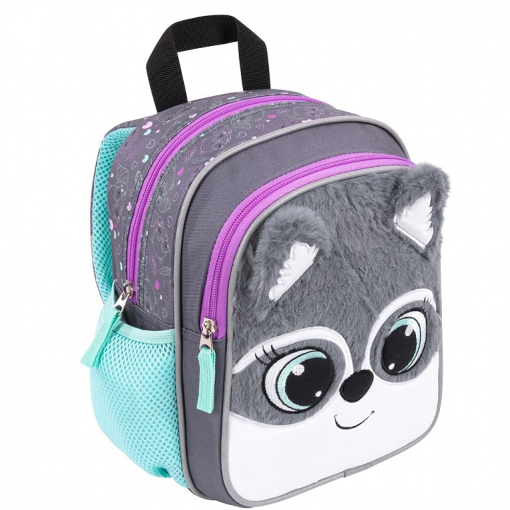 imagen de Mochila de guardería de mapache Bambino 27x21x12,5cm 1