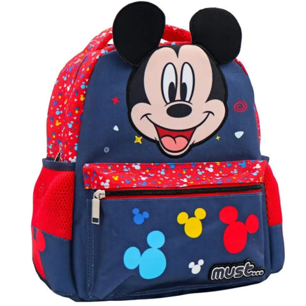 imagen de Mochila de jardín de infancia Mickey Mouse con diseño 3D 27x10x31cm 1