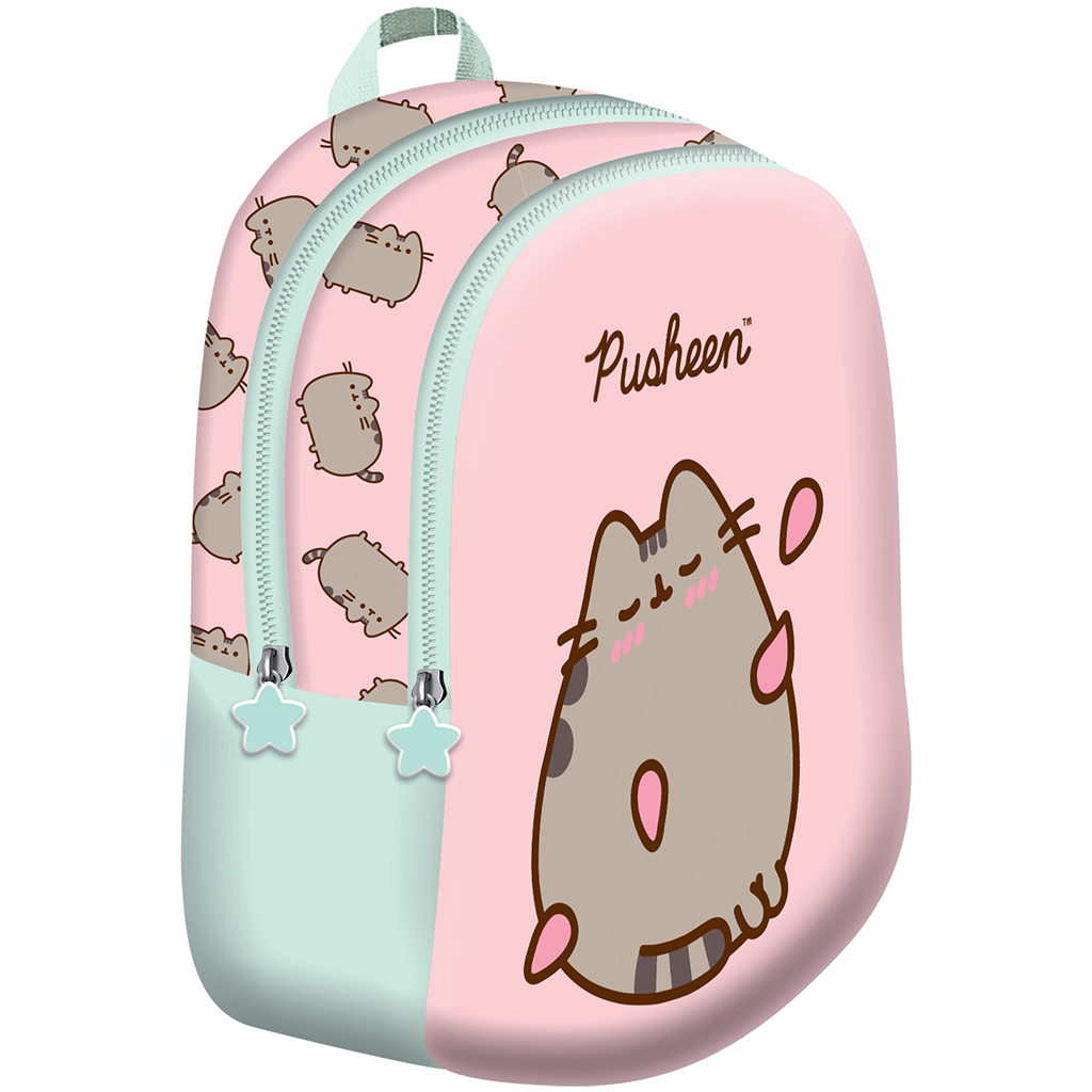 imagen de Mochila de jardín de infancia Pusheen rosa 28x23x13cm 1