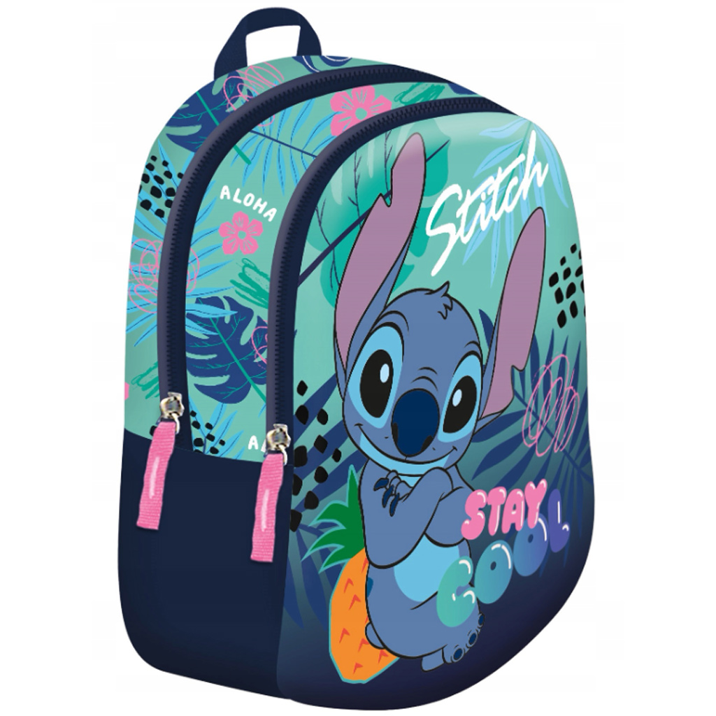 imagen de Mochila de jardín de infancia Stitch Stay Cool 29x22x9cm 1