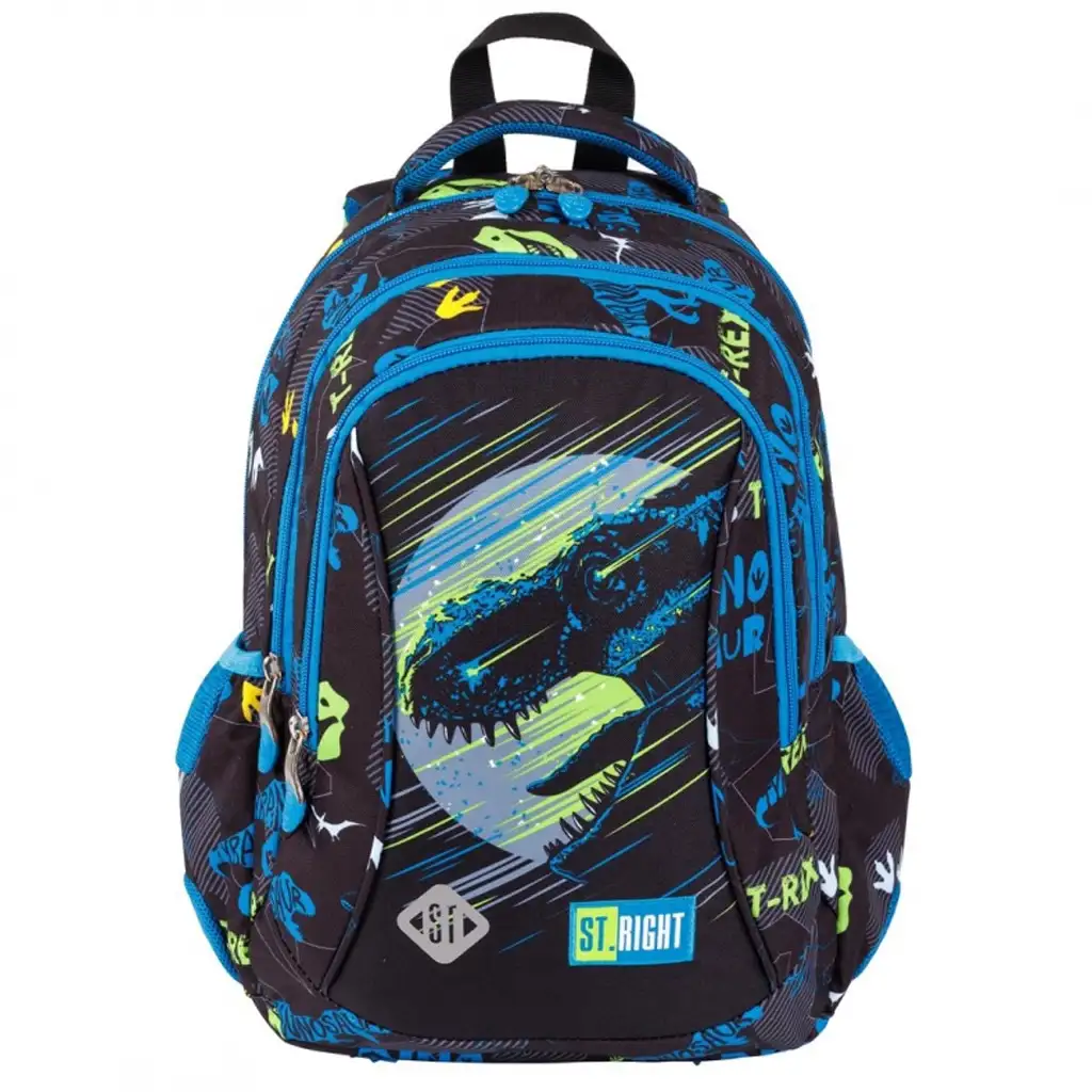 imagen de Mochila ergonómica St.Right Dinosaur, mochila BP26 39x27x17cm 1