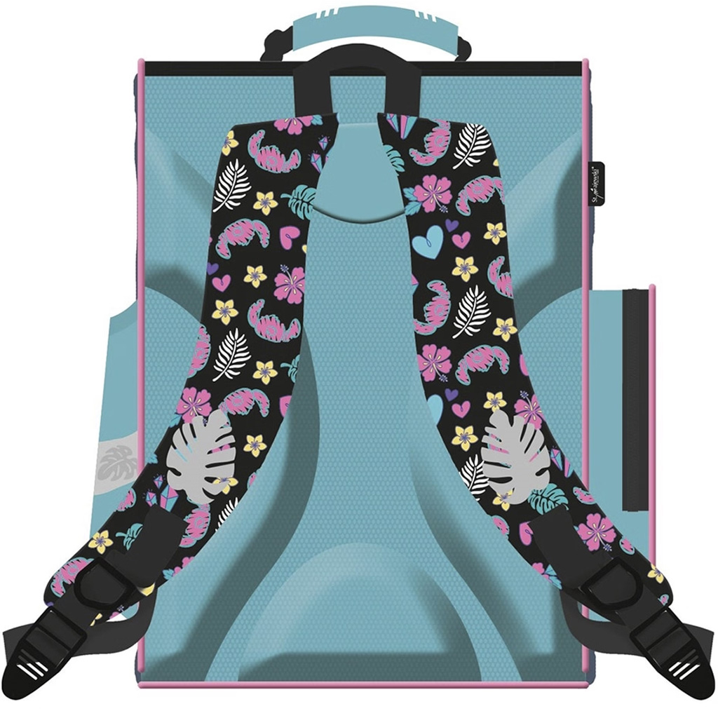 imagen de Mochila escolar anatómica con estampado de Disney Stitch, 36x28x15 cm 2