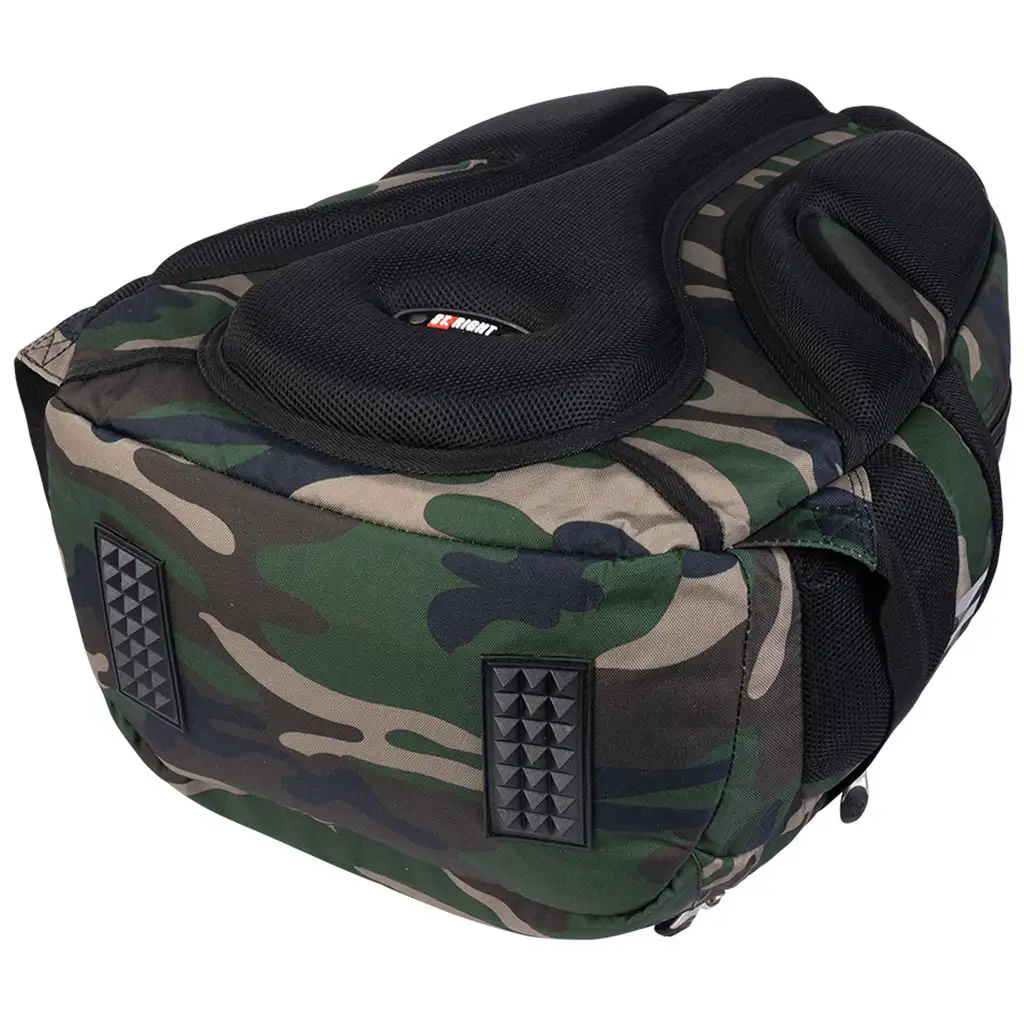 imagen de Mochila escolar camuflada St.Right Moro, mochila BP04 43x32x20cm 4