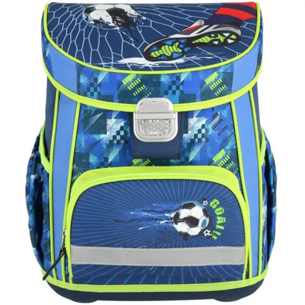 imagen de Mochila escolar ergonómica de fútbol con estuche de 4 piezas 2
