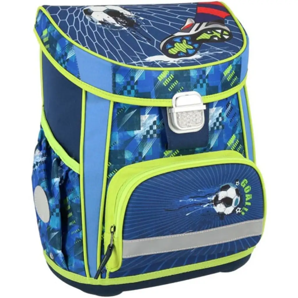 imagen de Mochila escolar ergonómica de fútbol con estuche de 4 piezas 3