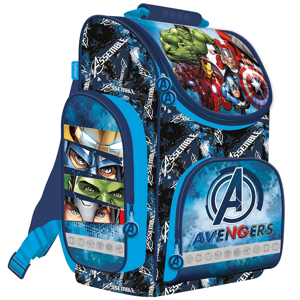 imagen de Mochila escolar ergonómica de Los Vengadores, mochila 35,5x27,5x16cm 1