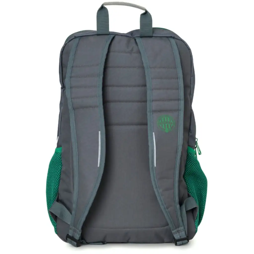 imagen de Mochila escolar grande gris con escudo de Fradi 2