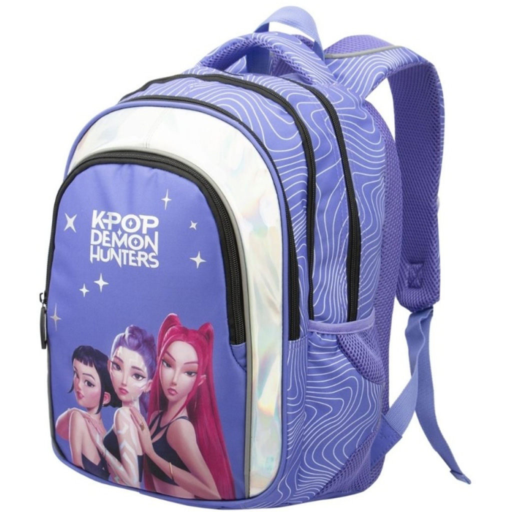 imagen de Mochila escolar K-POP Cazadores de Demonios de 4 compartimentos, mochila BPL58 40x29x19 cm 1