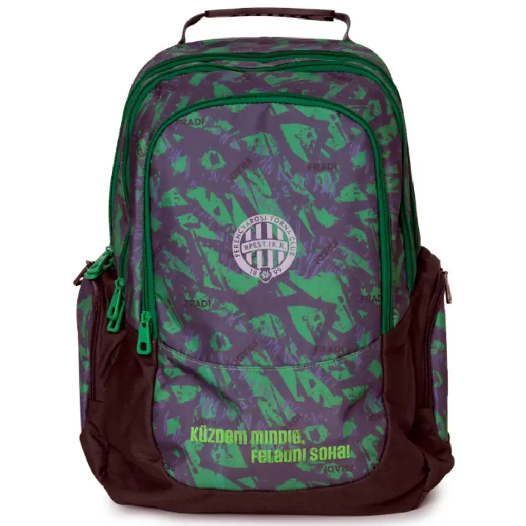 imagen de Mochila escolar mediana con estampado de camuflaje Fradi 1