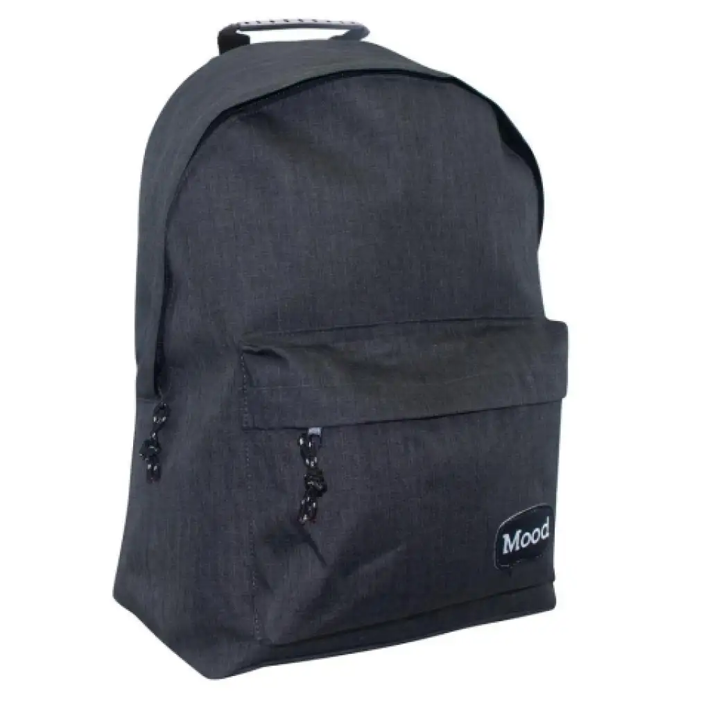 imagen de Mochila escolar Mood Sigma negra 40x30x15cm 1