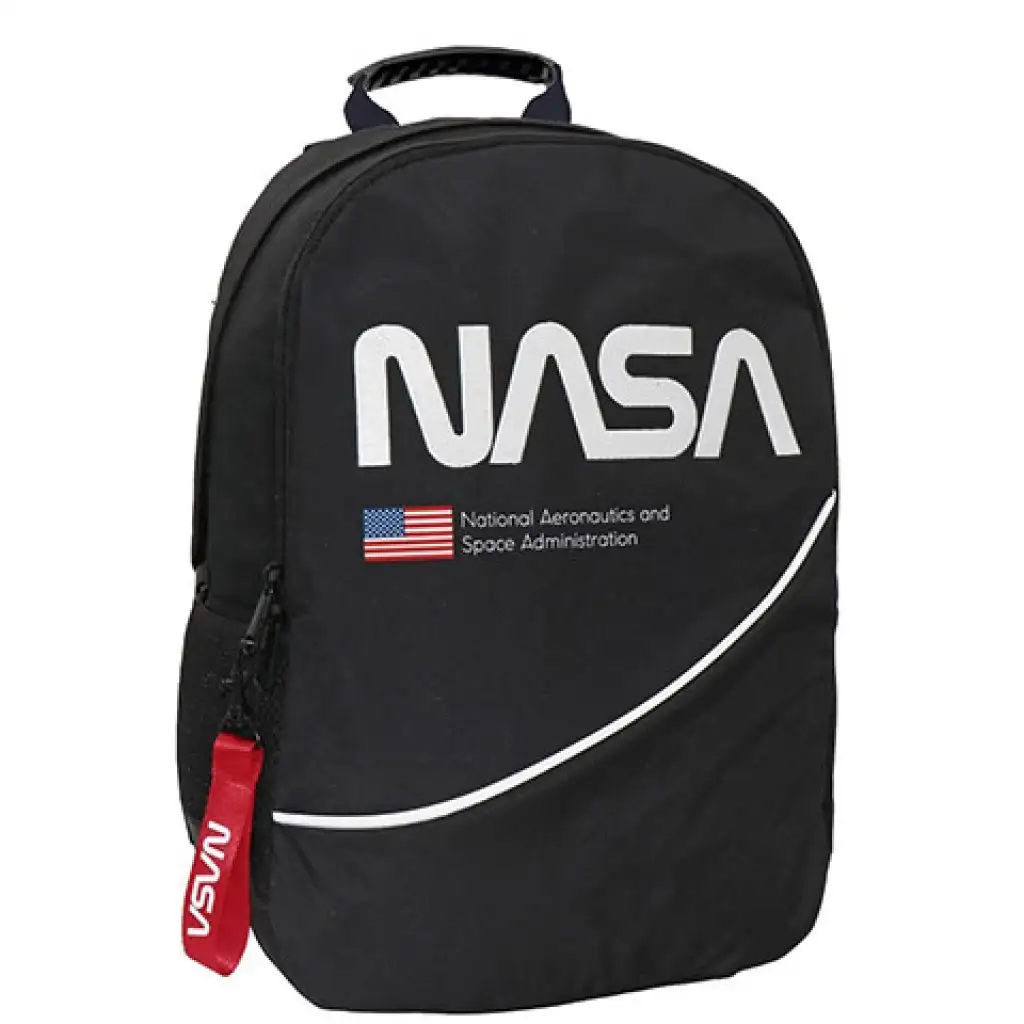 imagen de Mochila escolar NASA de 2 compartimentos, mochila 33x16x45cm 1