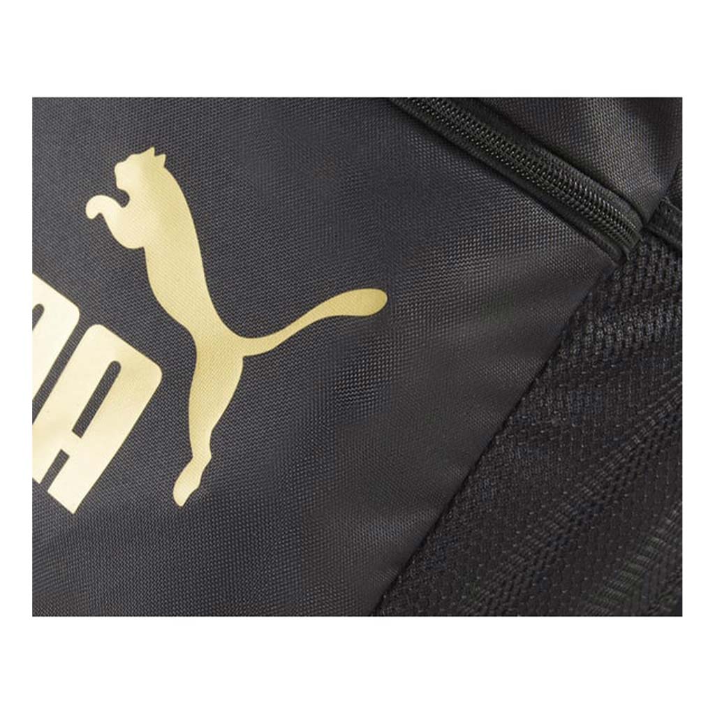 imagen de Mochila escolar Puma, mochila '26 7994303 negro-dorado 30x44x14cm 3