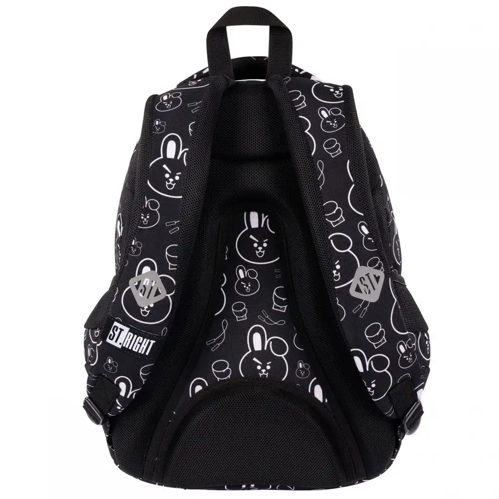 imagen de Mochila escolar St. Right Clever Bunny de cuatro compartimentos, mochila BP06 42x31x22cm 2