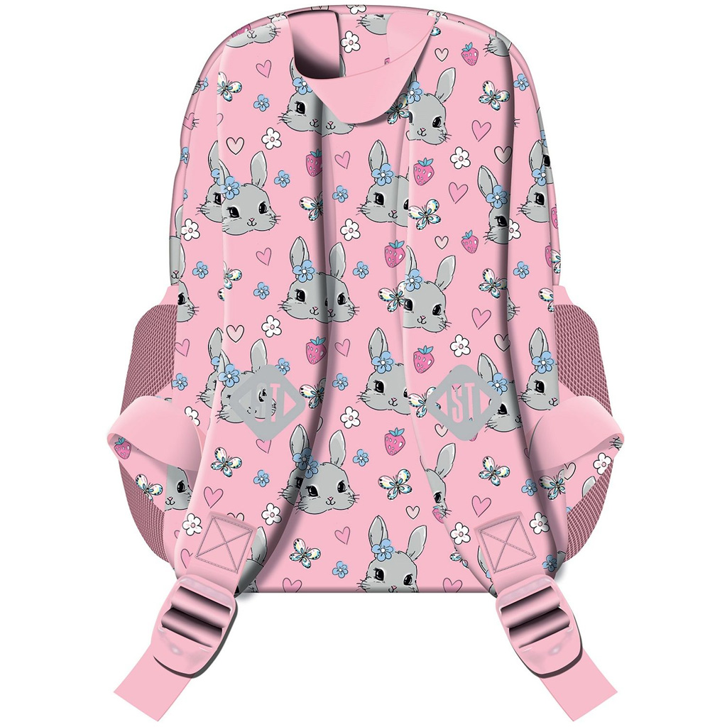 imagen de Mochila escolar St.Right Cute Rabbit con conejitos, mochila BP70 32x22x11,5cm 2