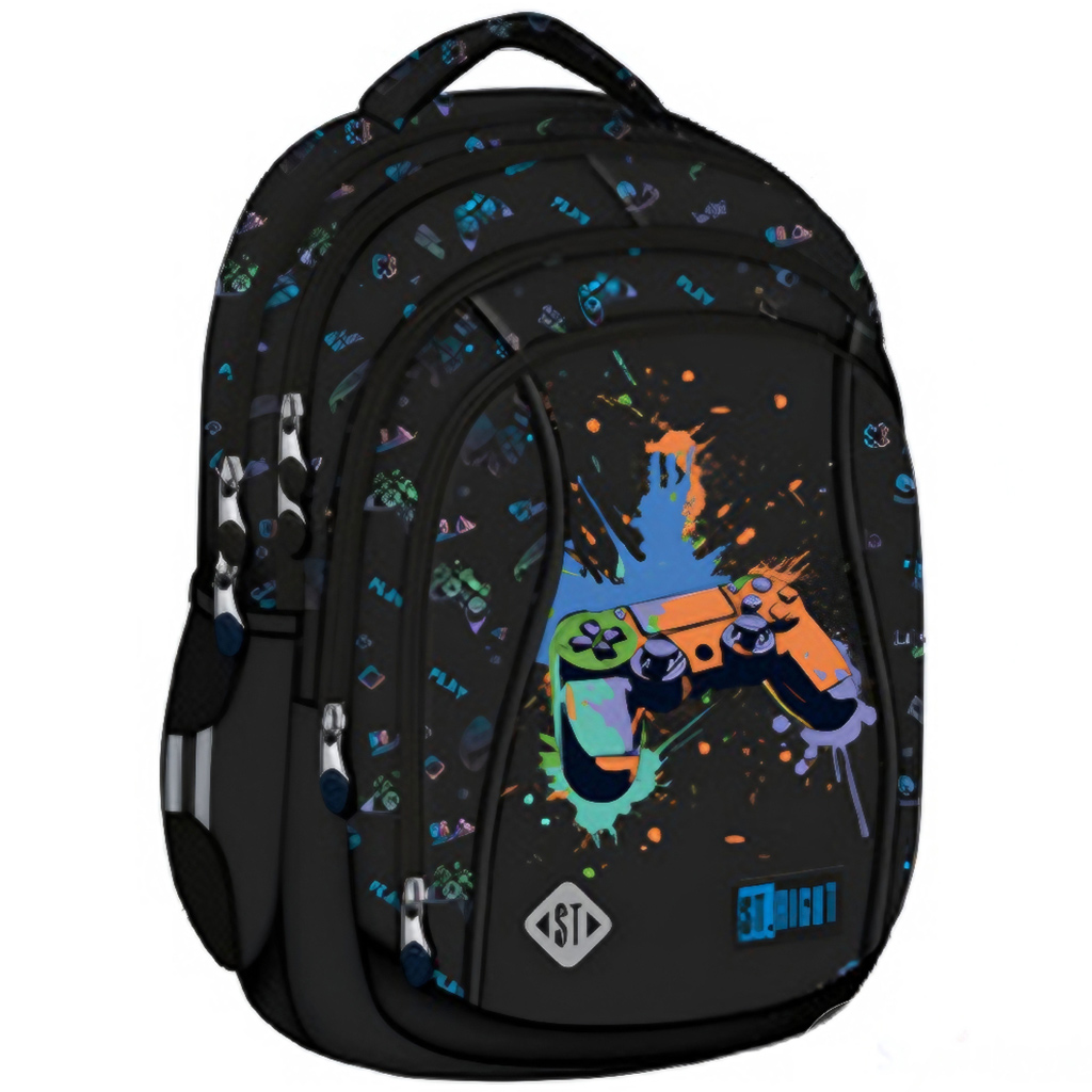 imagen de Mochila escolar St.Right Game Controll, mochila BP04 43x32x20cm 1