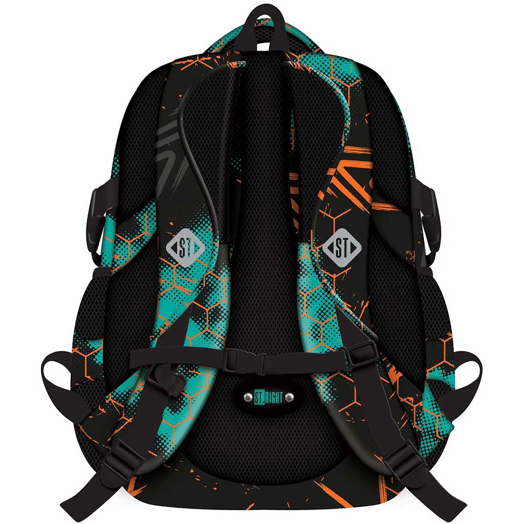 imagen de Mochila escolar St.Right Turbo Kick, mochila BP04 43x32x20cm 2