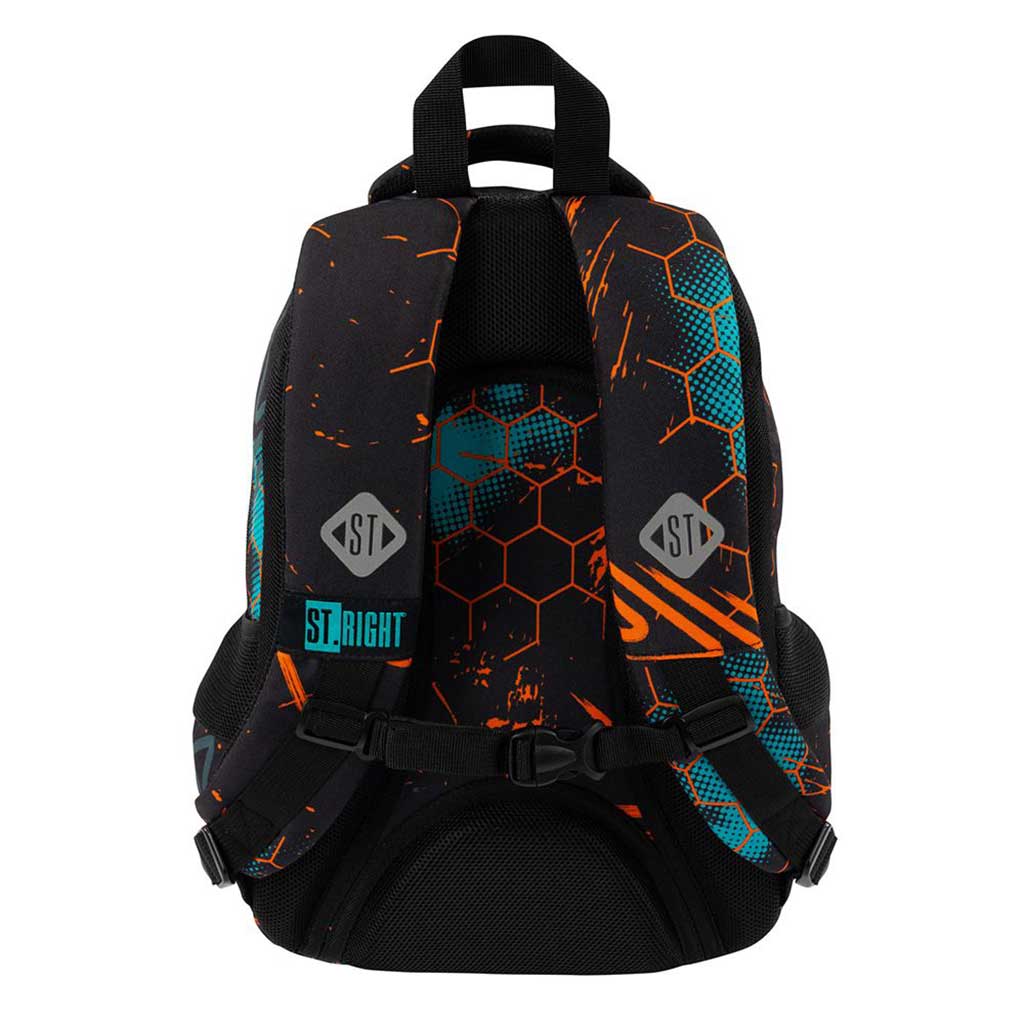 imagen de Mochila escolar St.Right Turbo Kick, mochila BP26 39x27x17cm 2