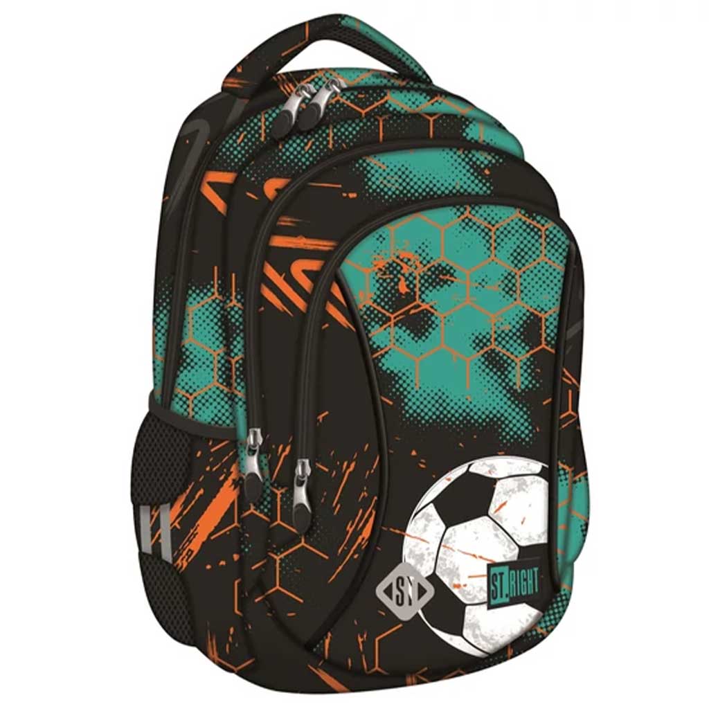 imagen de Mochila escolar St.Right Turbo Kick, mochila BP26 39x27x17cm 1