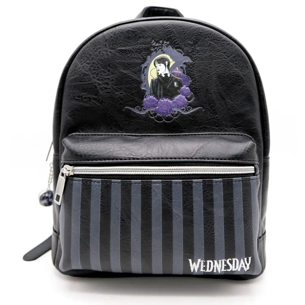 imagen de Mochila negra de Wednesday 29x21x11cm 1