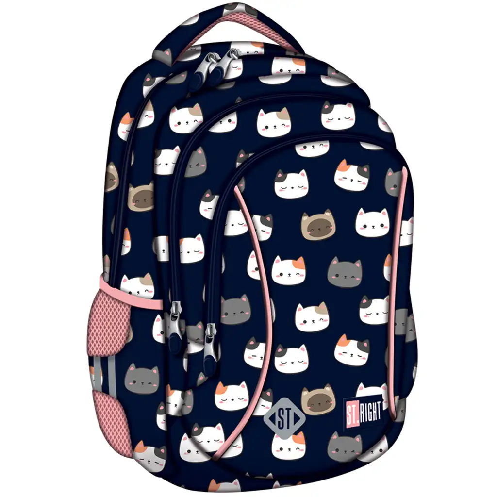 imagen de Mochila St.Right Cute Kitties, mochila BP26 39x27x17cm 1
