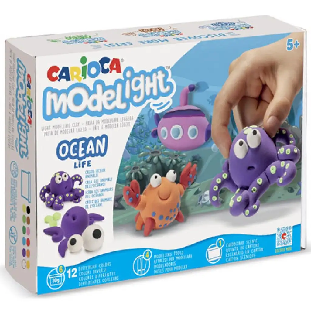 imagen de Modelight Maxi Play Box Set de plastilina océano - Carioca 1