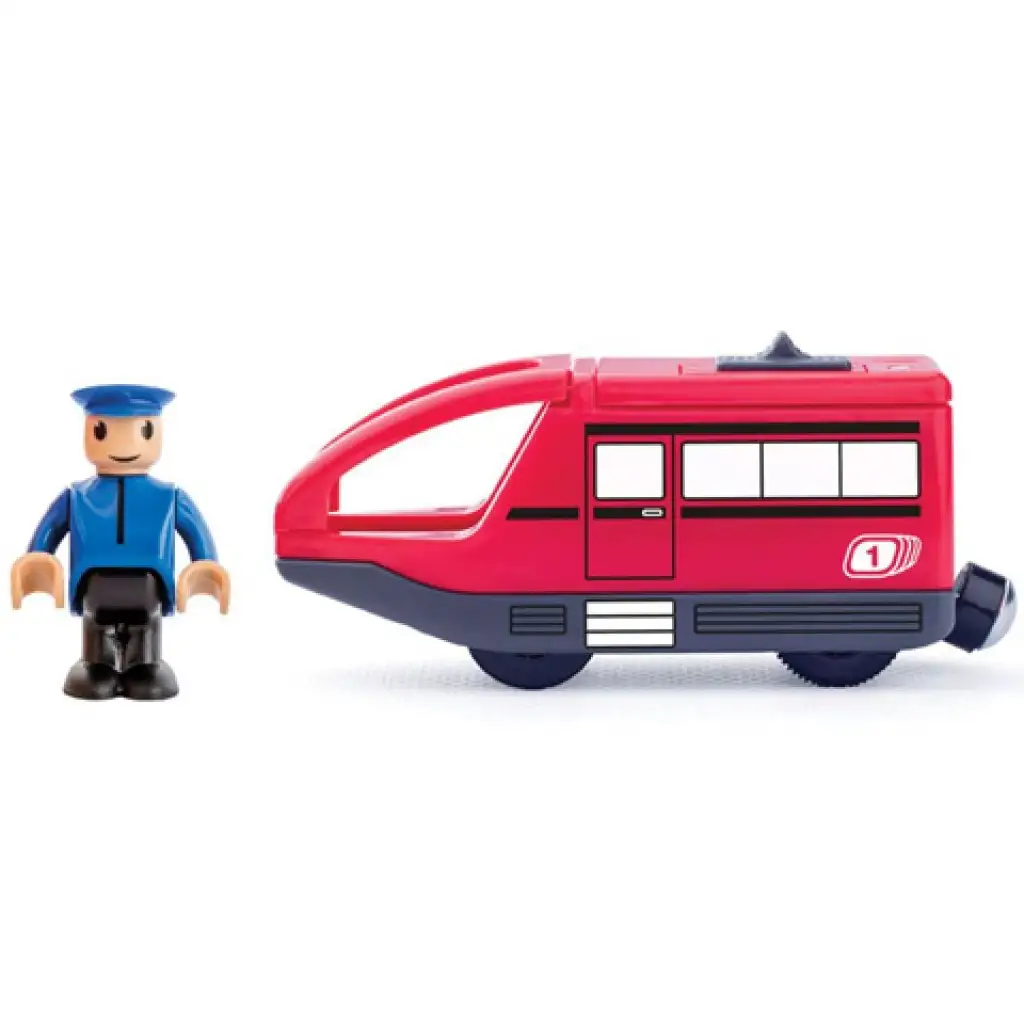 imagen de Moderno locomotora eléctrica roja - Woodyland 1
