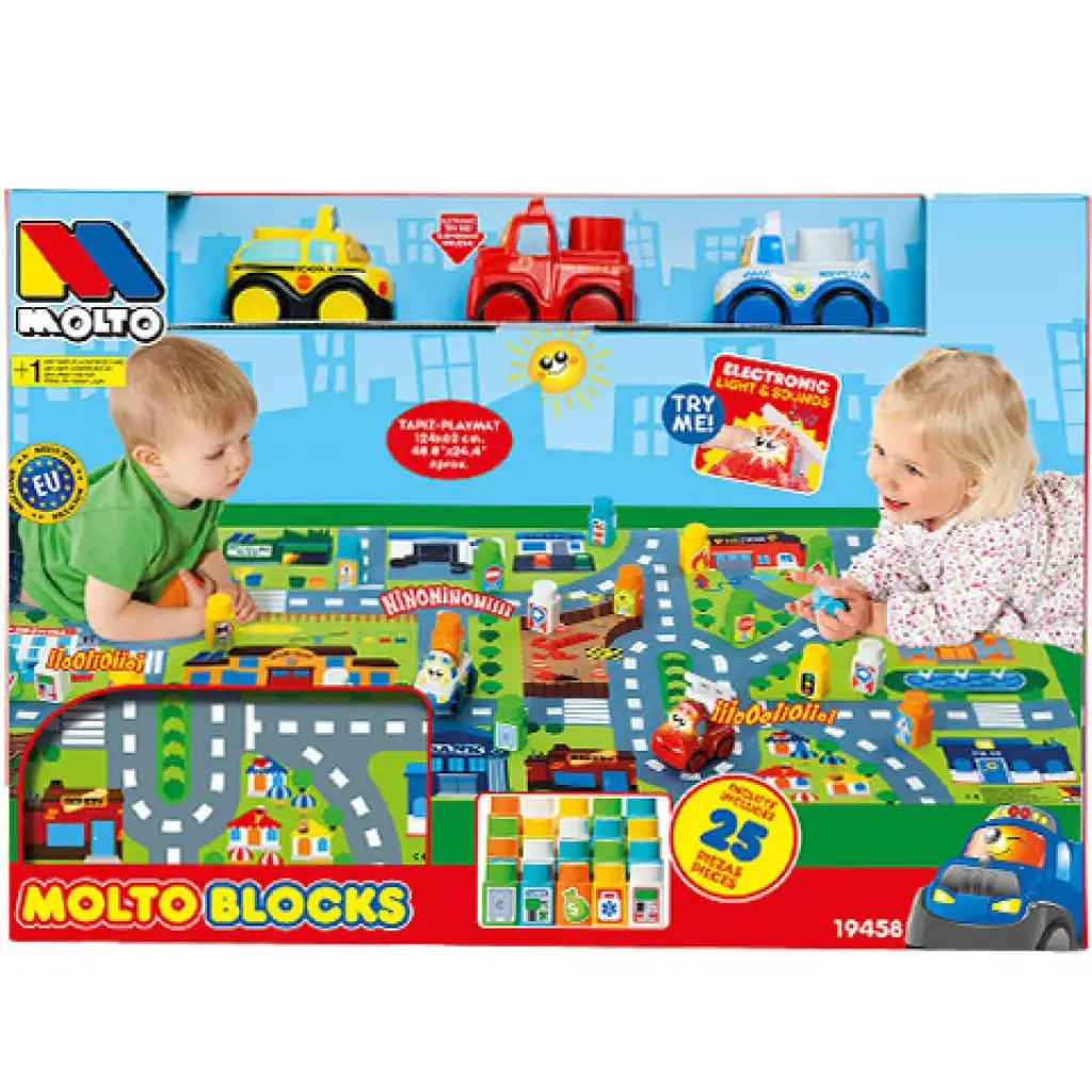 imagen de Molto: Alfombra de juego Blocks set de 25 piezas 1