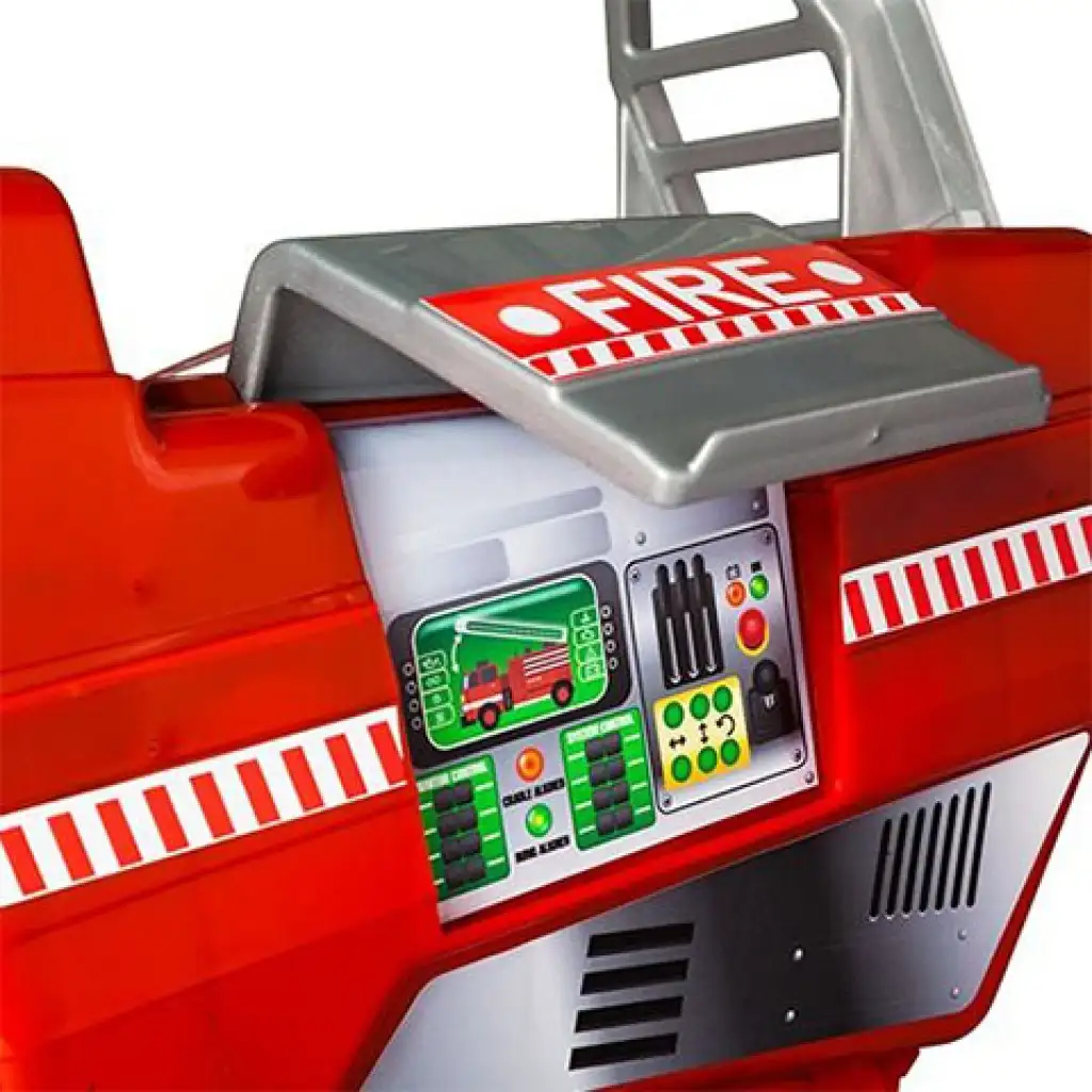 imagen de Molto: Camión de bomberos de color rojo con escalera de 40 cm 4