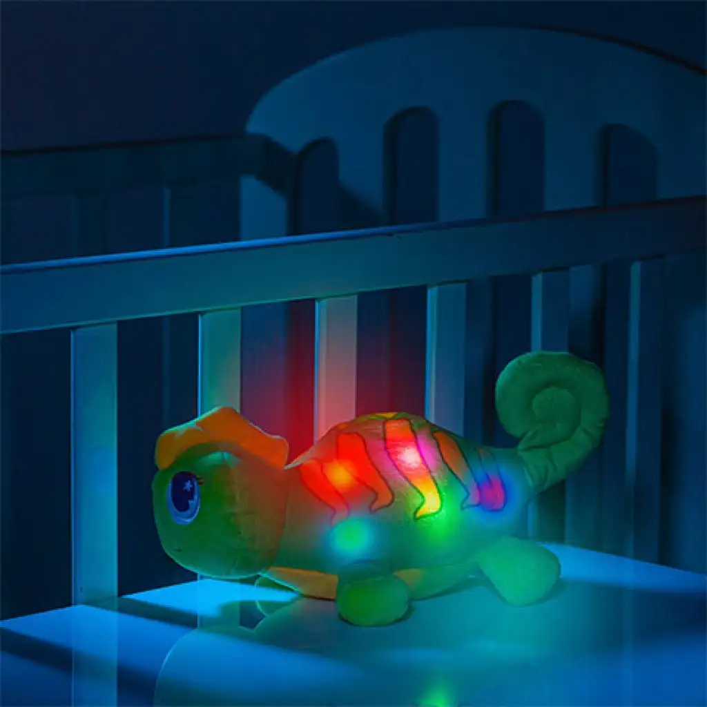 imagen de Molto: GusyLuz camaleón de peluche compañero de sueño con luz 4