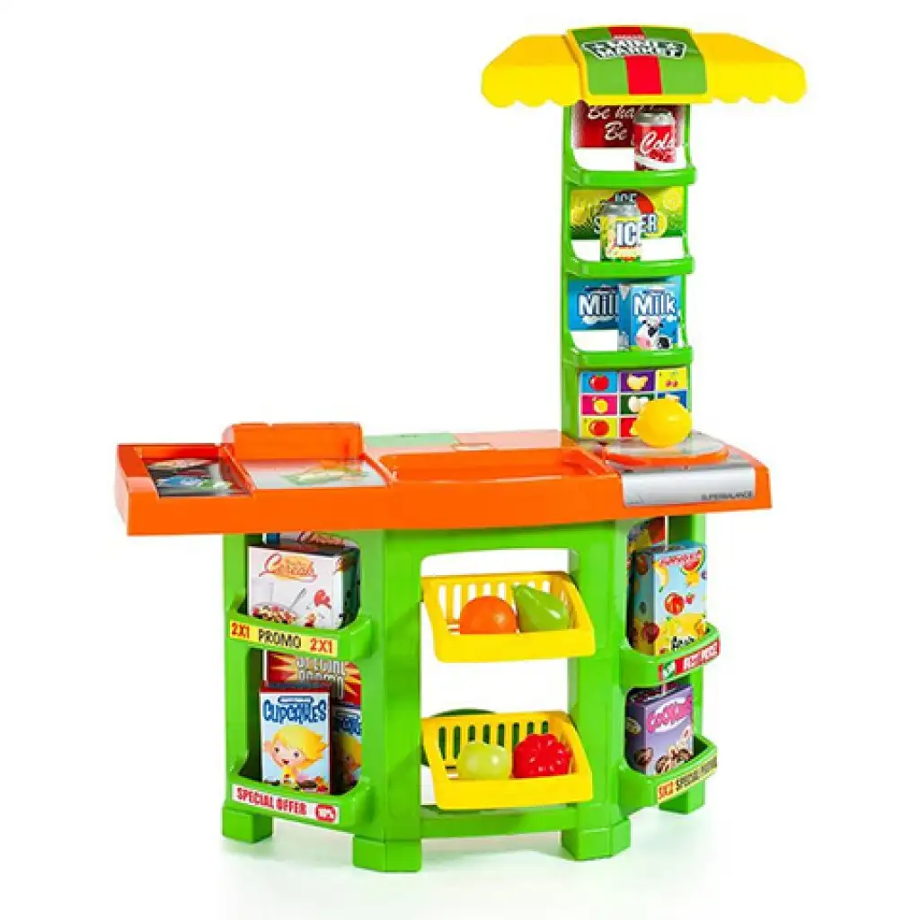 imagen de Molto: Mini Mercado set de juego de 14 piezas 58x28x77cm 2
