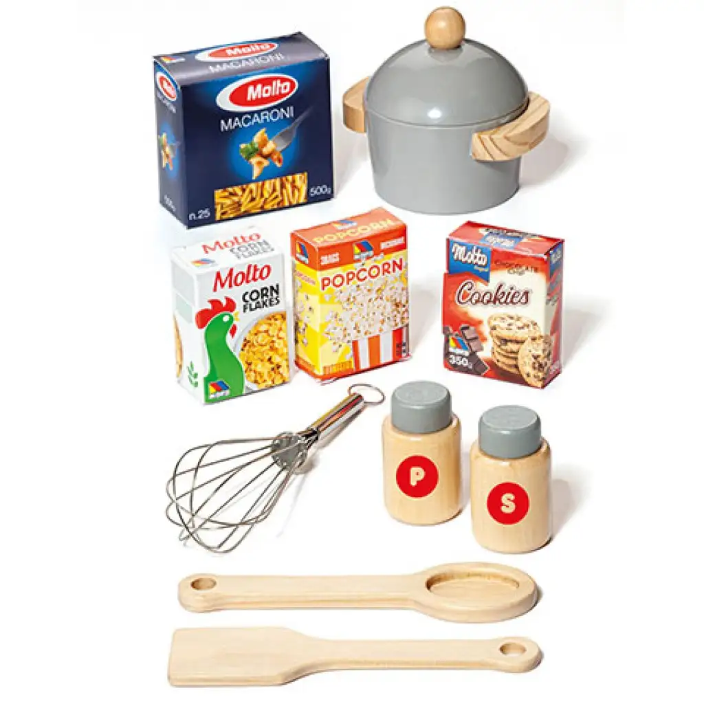 imagen de Molto: Nature Gran cocina de juguete de madera con 10 accesorios 2