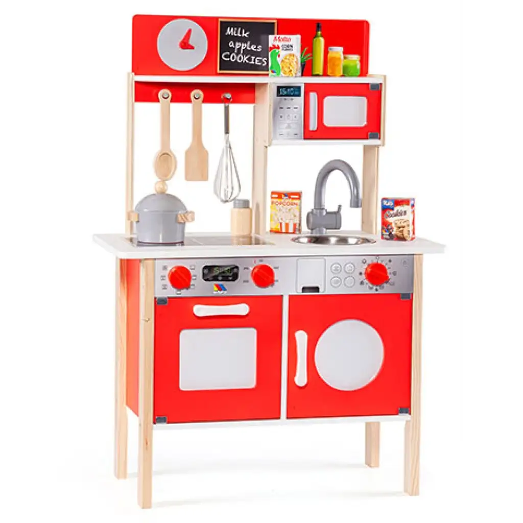 imagen de Molto: Nature Gran cocina de juguete de madera con 10 accesorios 3