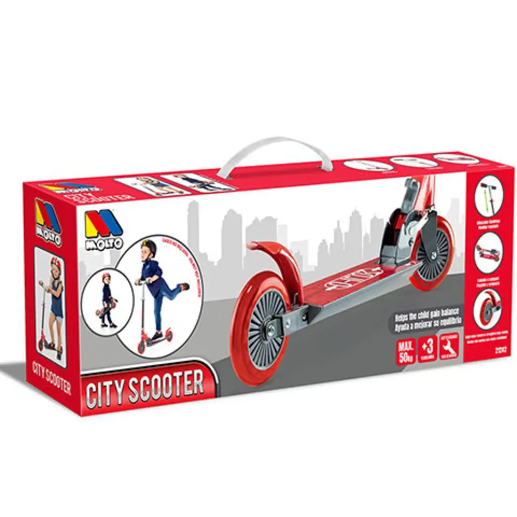 imagen de Molto: Scooter de Ciudad patinete en color rojo 1