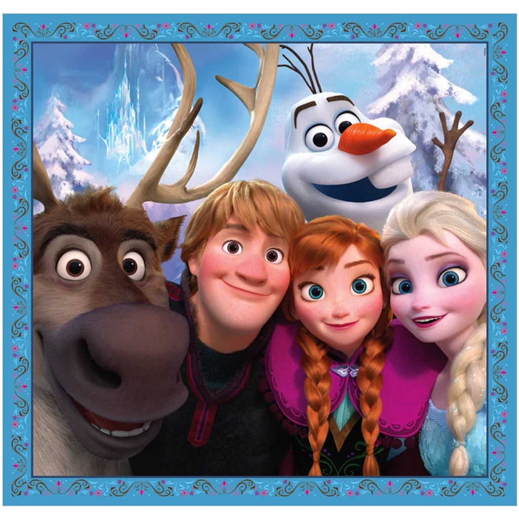 imagen de Momentos divertidos de Frozen 3x48 piezas Supercolor puzzle - Clementoni 4