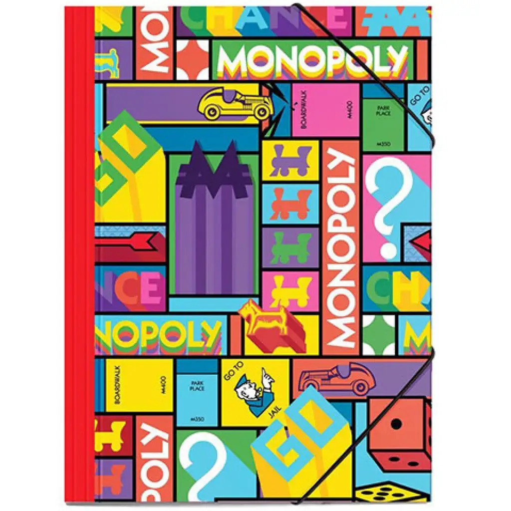 imagen de Monopoly carpeta de goma 25x35cm 1