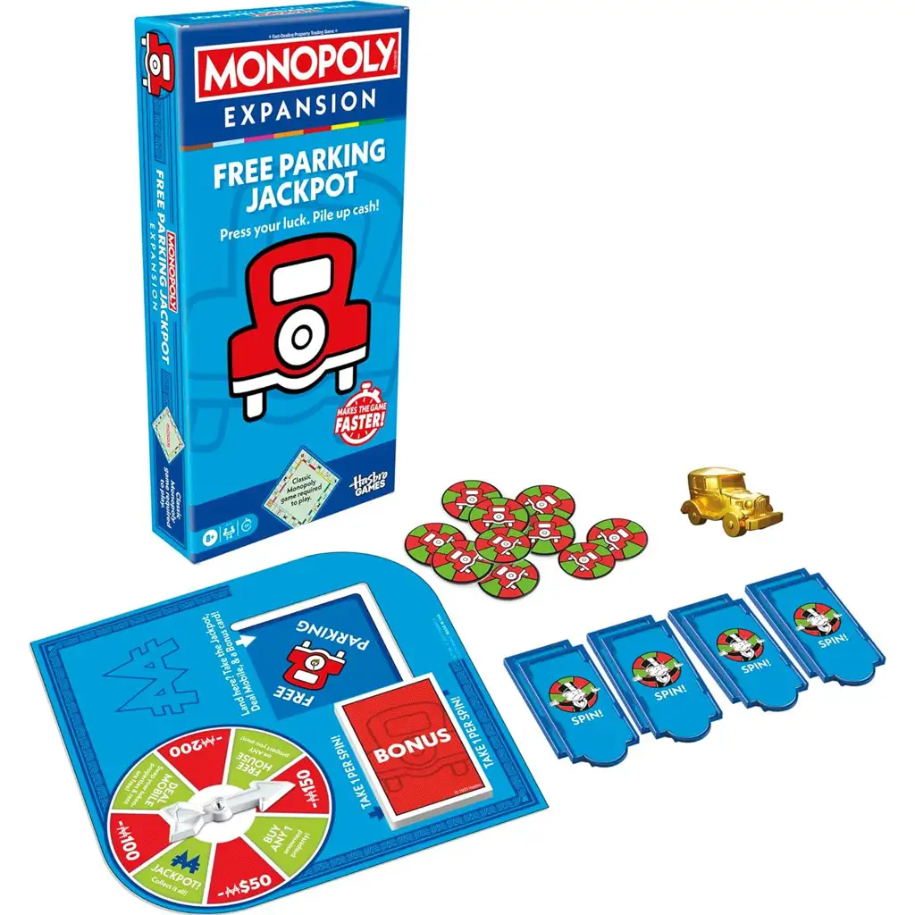imagen de Monopoly: Free Parking Jackpot paquete de expansión - Hasbro 2