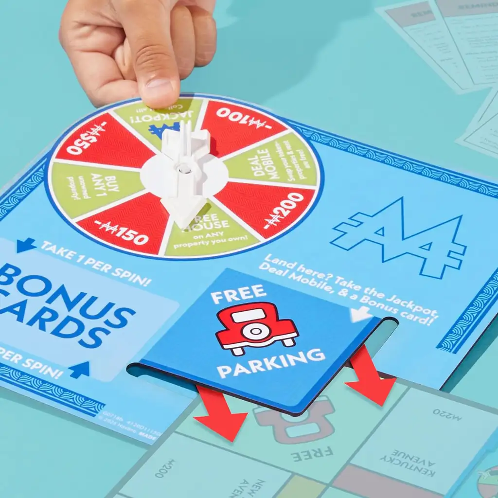 imagen de Monopoly: Free Parking Jackpot paquete de expansión - Hasbro 3