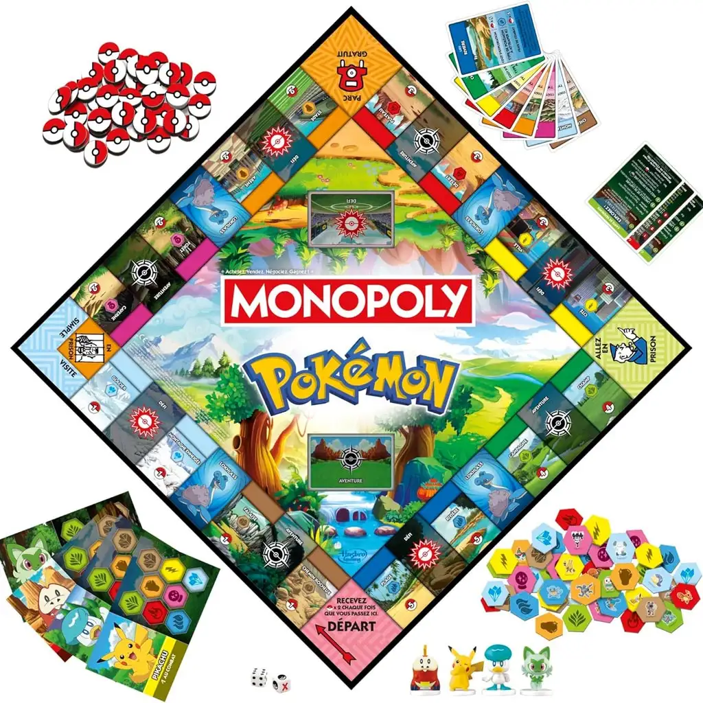 imagen de Monopoly Pokémon juego de mesa - Hasbro 2